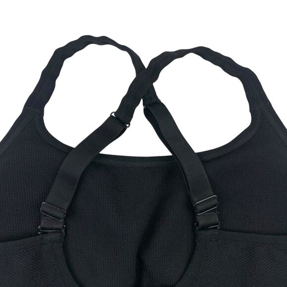 Soma Sport Seamless Ballet Back Bra Black Convertible Straps Wire Free Size M - Picture 5 of 6